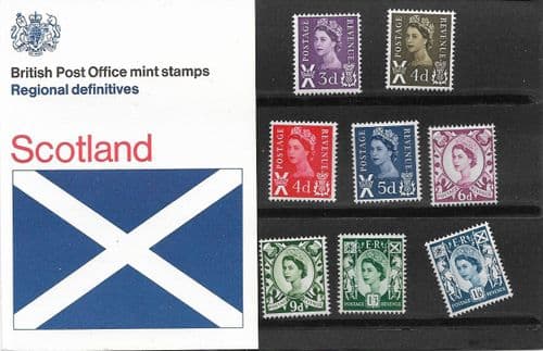 1968 Pack 23 Scotland  (Small Definitive Presentation Packs)