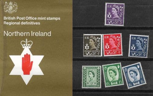 1968 Pack 25 Northern Ireland  (Small Definitive Presentation Packs)