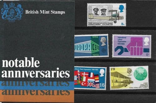 1969 Anniversaries Presentation Pack Number 9