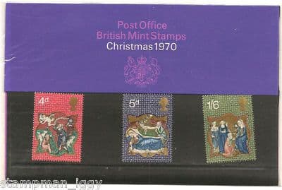 1970 Christmas Stamp Presentation Pack Number 22