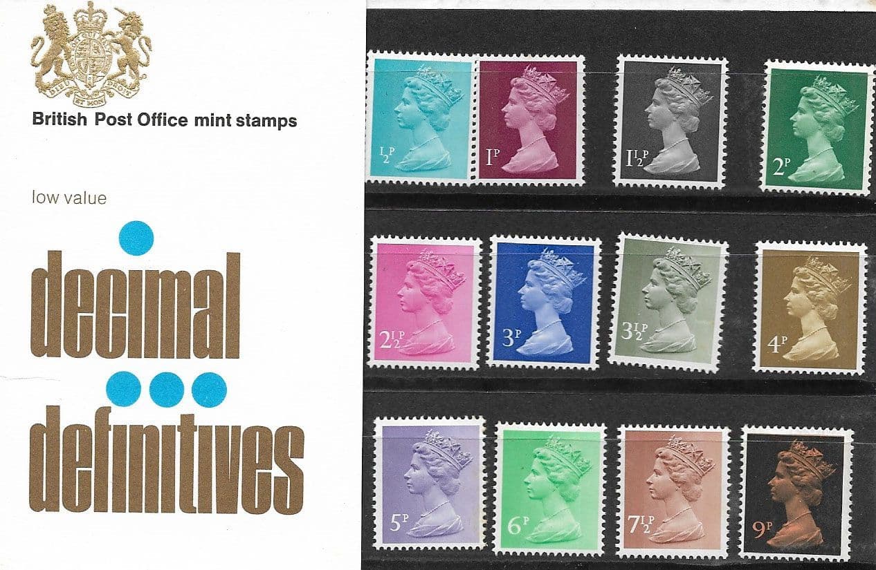 1971 Pack 26 Small Definitive Presentation Packs