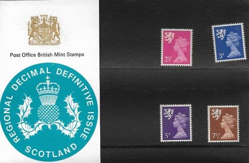 1971 Pack 27  Scotland (Small Definitive Presentation Packs)
