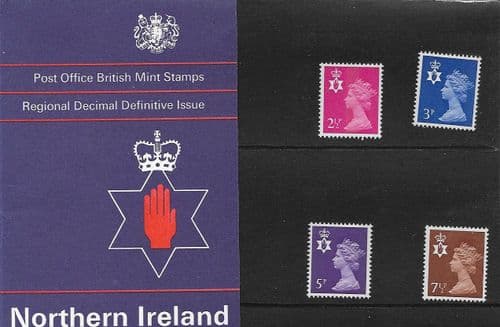 1971 Pack 29  Northern Ireland (Small Definitive Presentation Packs)