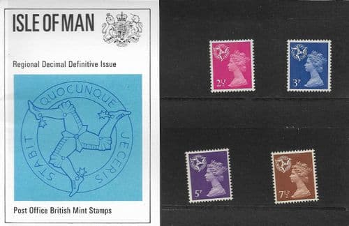 1971 Pack 30  Isle of Man (Small Definitive Presentation Packs)