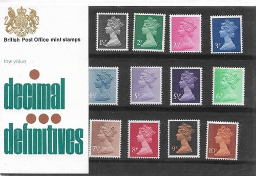 1971 Pack 37  (Small Definitive Presentation Packs)