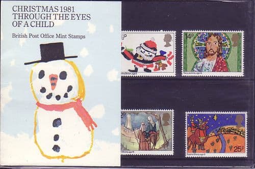 1981 Christmas Presentation Pack Number 130
