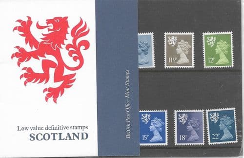 1981 Pack 129b Scotland  (Small Definitive Presentation Packs)