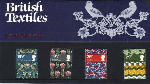 1982 Textiles Presentation Pack Number 137