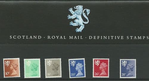 1983 Pack 2 Scotland Regional (Definitive Stamp Presentation Packs)