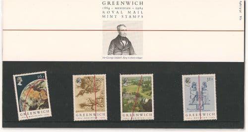 1984 Greenwich Presentation Pack Number 154