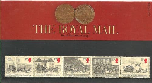 1984 Mail Coaches Presentation Pack Number 155