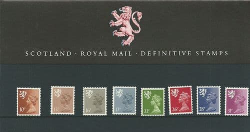 1984 Pack 6 Scotland Regional (Definitive Stamp Presentation Packs)