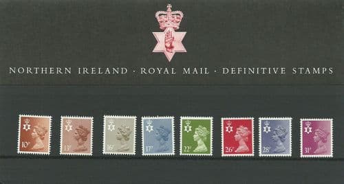 1984 Pack 8 Northern Ireland Regional (Definitive Stamp Presentation Packs)