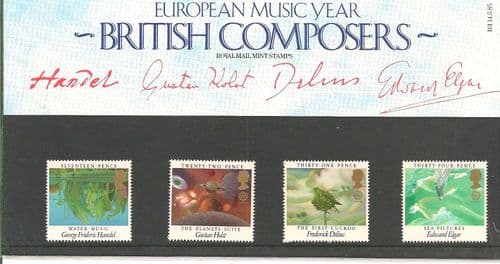 1985 Composers Presentation Pack Number 161