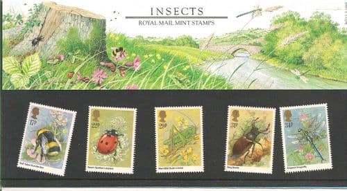 1985 Insects Presentation Pack Number 160