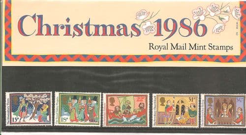 1986 Christmas Presentation Pack Number 176