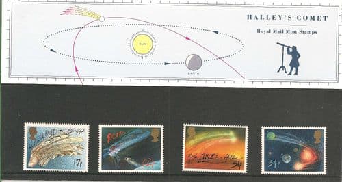 1986 Halley's Comet Presentation Pack Number 168