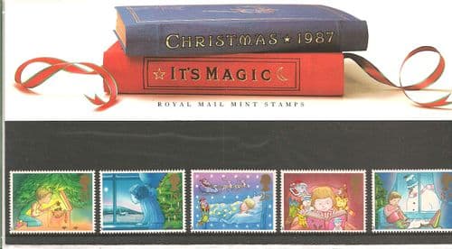 1987 Christmas Presentation Pack Number 185