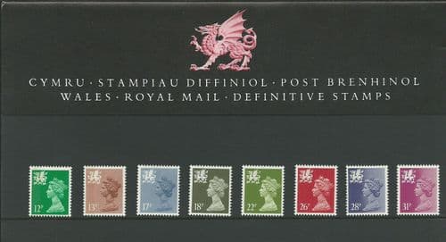 1987 Pack 11 Wales Regional (Definitive Stamp Presentation Packs)
