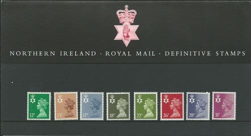 1987 Pack 12 Northern Ireland Regional (Definitive Stamp Presentation Packs)