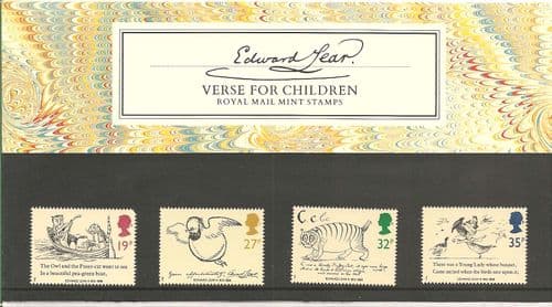 1988 Edward Lear Presentation Pack Number 193