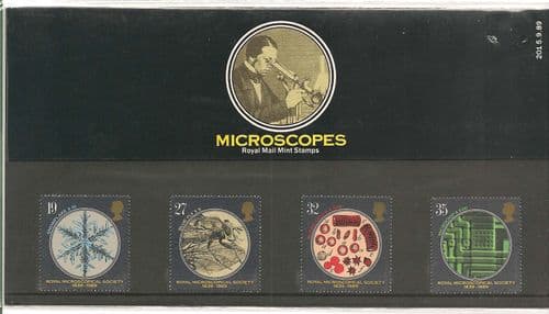 1989 Microscopes Presentation Pack Number 201