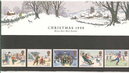 1990 Christmas Presentation Pack Number 213