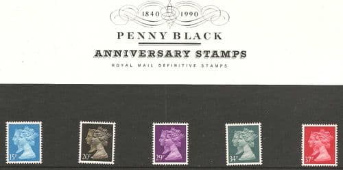 1990 Penny Black Presentation Pack Number 21
