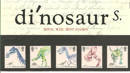 1991 Dinosaurs Presentation Pack Number 220