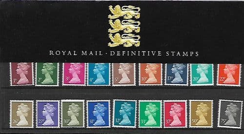 1991 Pack 24 Machin (Definitive Stamp Presentation Packs)