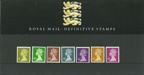 1991 Pack 25 Machin (Definitive Stamp Presentation Packs)