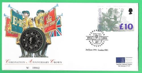 1994 RMC1 Cornation 40th Anniversary Coin Cover