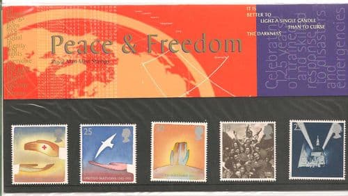 1995 Peace Presentation Pack Number 257