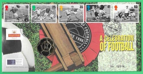1996 RMC8 European Football Championship Coin Cover