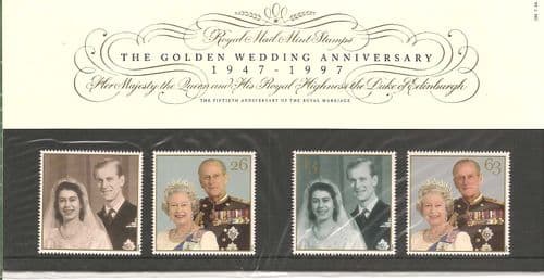 1997 Golden Wedding Presentation Pack Number 281