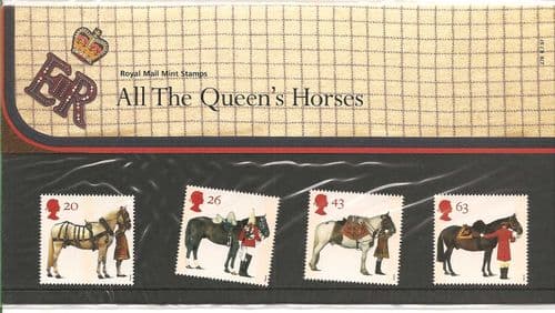 1997 Horses Presentation Pack Number 278