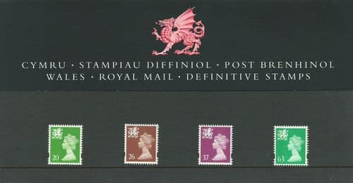 1997 Pack 39 Wales Regional (Definitive Stamp Presentation Packs)