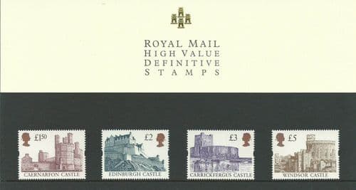 1997 Pack 40 Castles High Value (Definitive Stamp Presentation Packs)