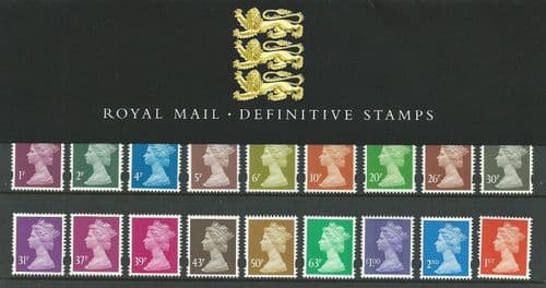 1998 Pack 41 Machin (Definitive Stamp Presentation Packs)