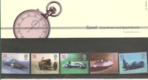 1998 Speed Presentation Pack Number 291