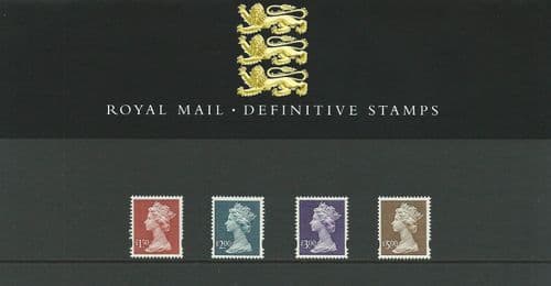 1999 Pack 43 Machin High Value (Definitive Stamp Presentation Packs)