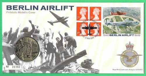 1999 RMC18 Berlin Airlift Medallic Coin Cover