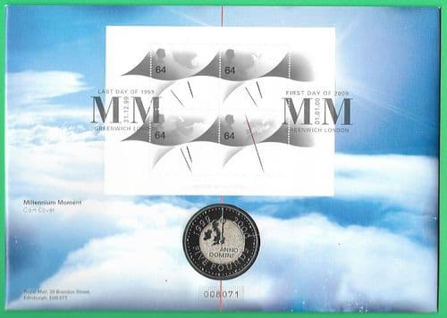 1999 RMC21 Millennium Coin Cover