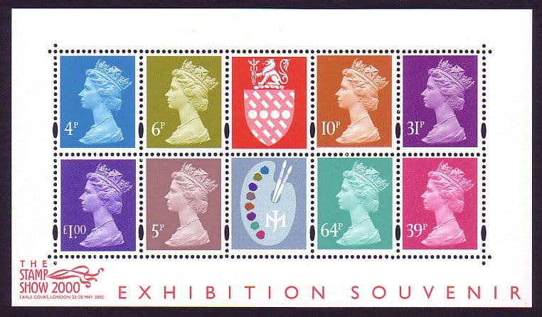 2000 MS2146 Matthews Colour Palette Miniature Sheet