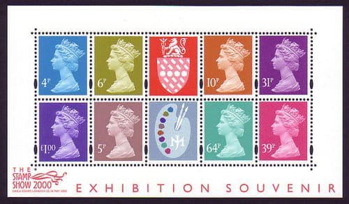 2000 MS2146 Matthews Colour Palette Miniature Sheet