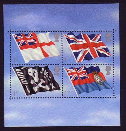 2001 MS2206 Flags Miniature Sheet