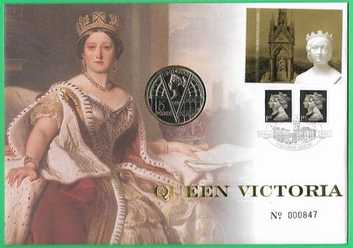 2001 RMC27 Queen Victoria Death Centenary Coin Cover