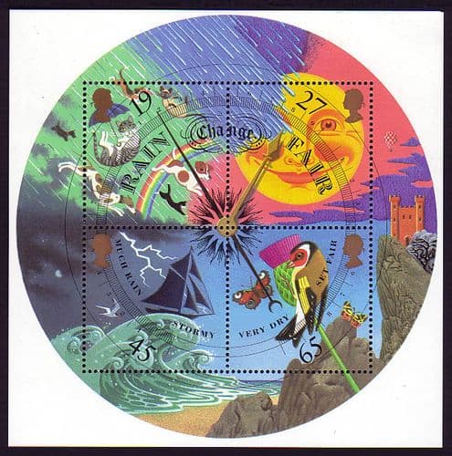 2001 MS2201 Weather Miniature Sheet