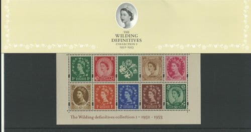 2002 Pack 59 Wilding I Miniature Sheet (Definitive Stamp Presentation Packs)