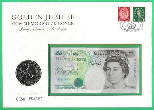 2002 RMC29a Golden Jubilee Coin Cover